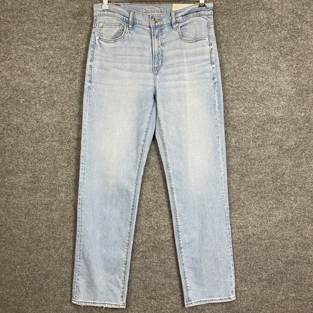 NEW American Eagle Jeans Womens 8 29W Super High Rise Straight Stretch